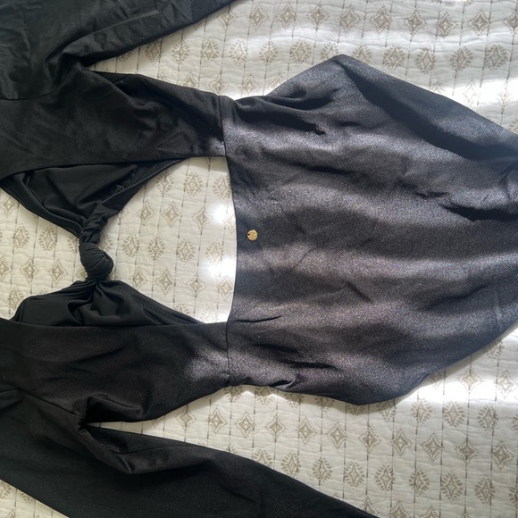 Victoria's Secret Black One Piece Bathing Suit Medium - Picture 2 of 7